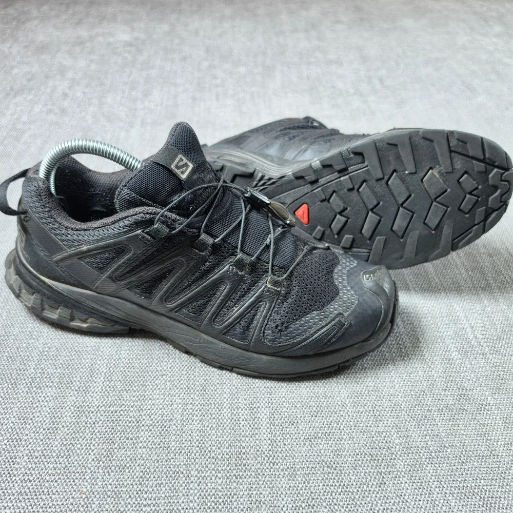 Salomon XA Pro 3D 409874 Mens 8 Black Trail Running Hiking Shoes